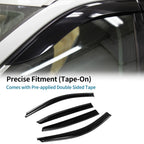 Window Deflectors for Honda Accord 2008 Side Window Vent Visors Black 1 Set