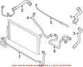 Left Engine Coolant Pipe for BMW (17127619693)