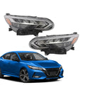 LED Headlamps for Nissan Sentra (2020–2022) Left & Right Pair Assembly