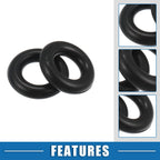 Set of 6 Fuel Injector O Rings Seals with Micro Filters for Nissan Sentra (2000–2003)