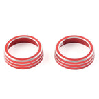 AC Climate Switch Knob Ring Cover Trim for Honda Civic 2016-2021 Red