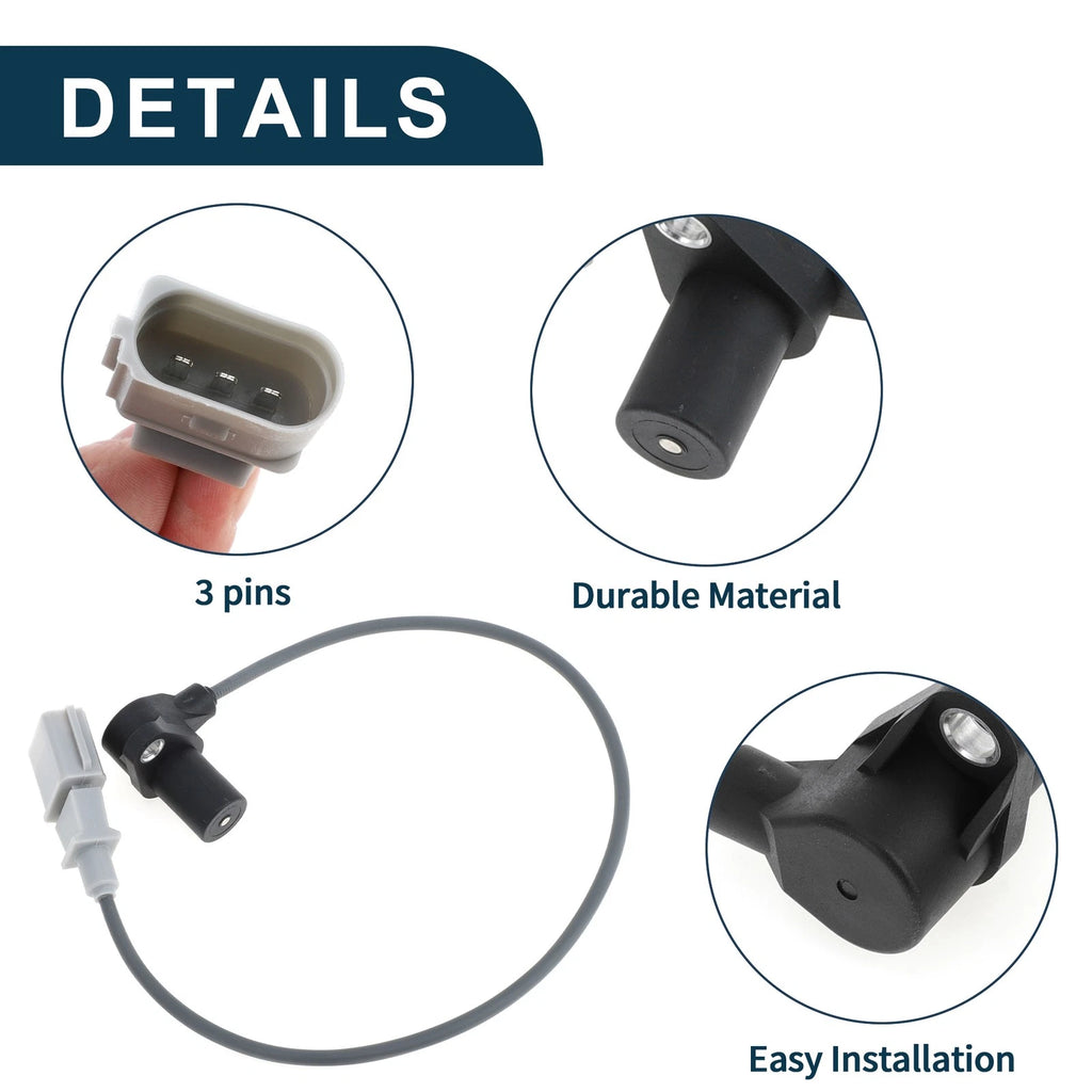 Crankshaft Position Sensor for Audi A8 (1997–1999) No. 077905381E