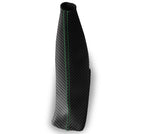 Transfer Case Cover for Nissan Xterra (2002–2006) Carbon Fiber Green Stitch