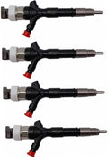 Set of 4 Common Rail Injectors 095000-5930 for Toyota Hiace Hilux (2005–2015)
