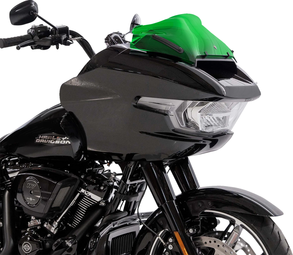 Klock Werks 8" Kolor Flare Sport Windshield for FLTRX (2015–2023) - Green KWW-01-0758