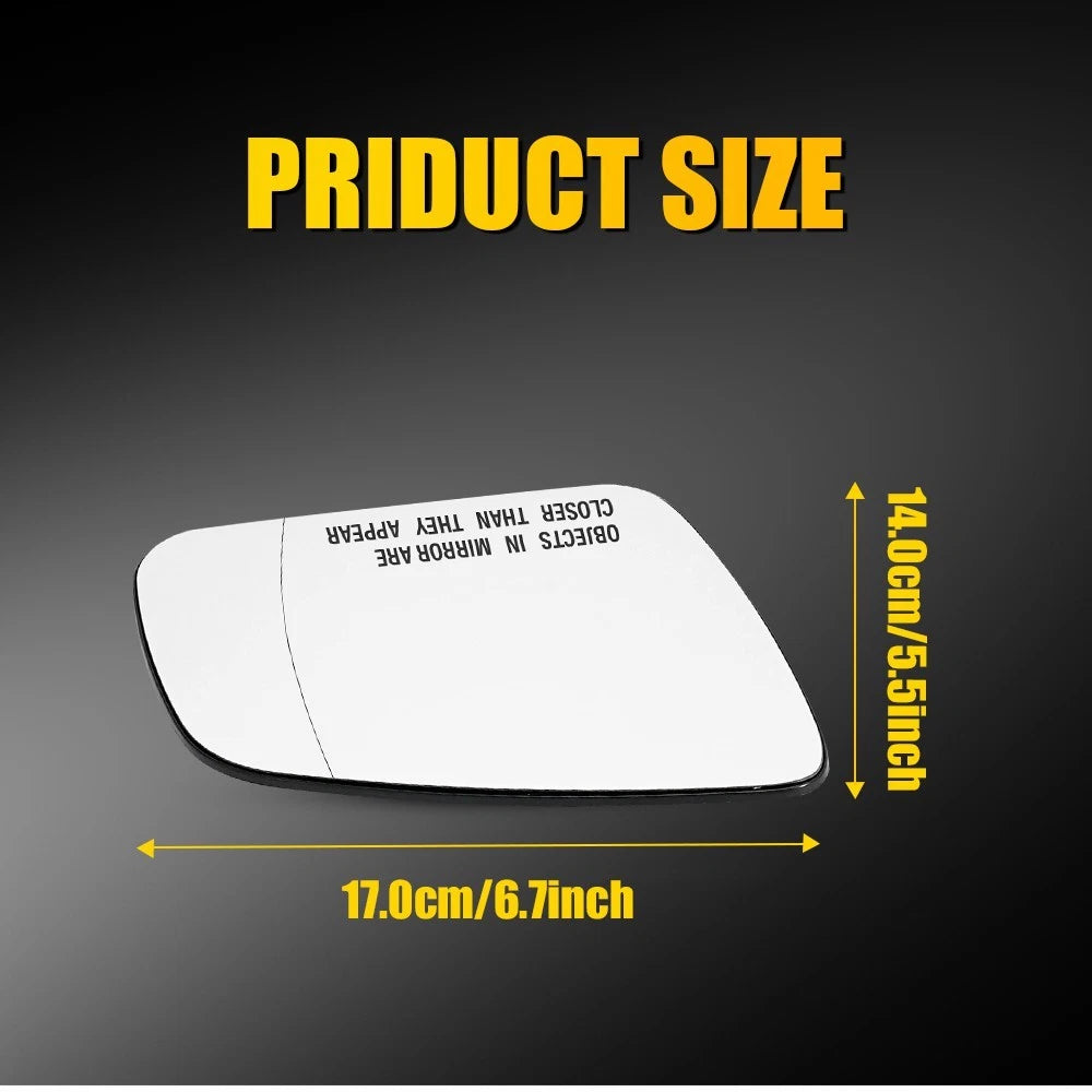 Passenger Side Mirror Glass for Mercedes C230 C250 C300 C350 C63 AMG (2007–2015)