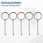 5X Fuel Tank Cap Tether Rope for BMW X6 (2008–2018) No. 16117222391