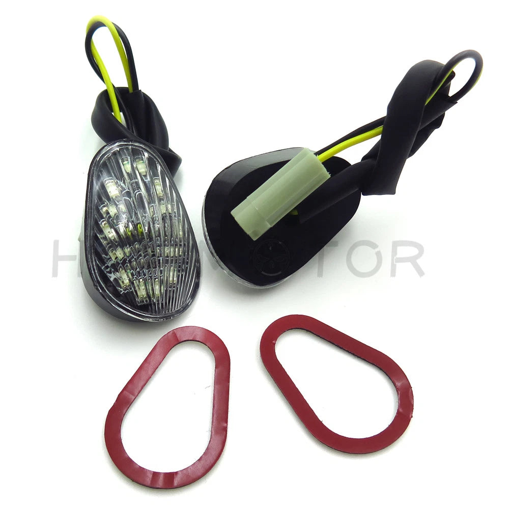 Clear Euro LED Flush Mount Turn Signal for Yamaha YZF R1 R6 R6S (2006–2008)