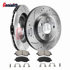 Front Disc Brake Rotors Pads for Jeep Compass Patriot Dodge Caliber (2007–2017)