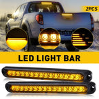 15LED DRL Light Bar for Truck (2015–2023) - Amber Brake Rear Turn Signal