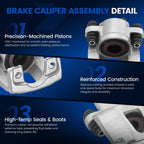 Rear Brake Calipers for Nissan Titan Armada Pathfinder (2004–2015)