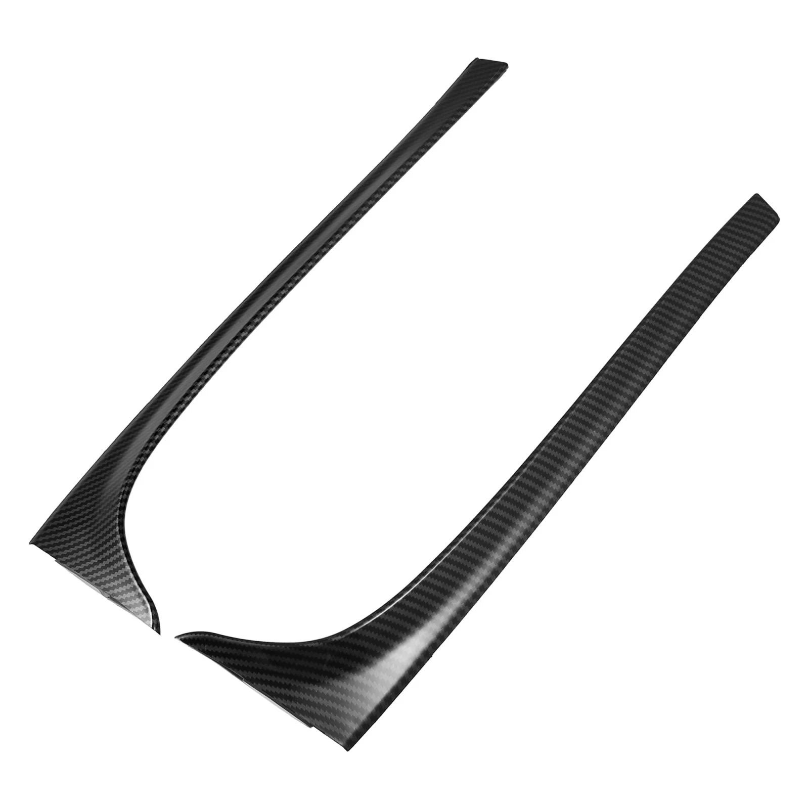 2pcs Black Rear Window Side Spoiler for Volkswagen Golf 7 (2013–2020)