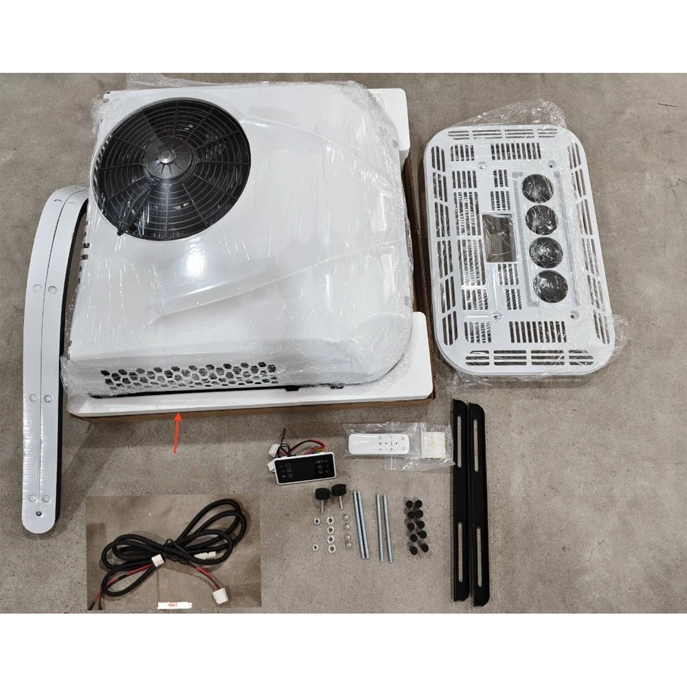 48V Rooftop Air Conditioner A/C Unit for RV Trailer Motorhome (11000 BTU)
