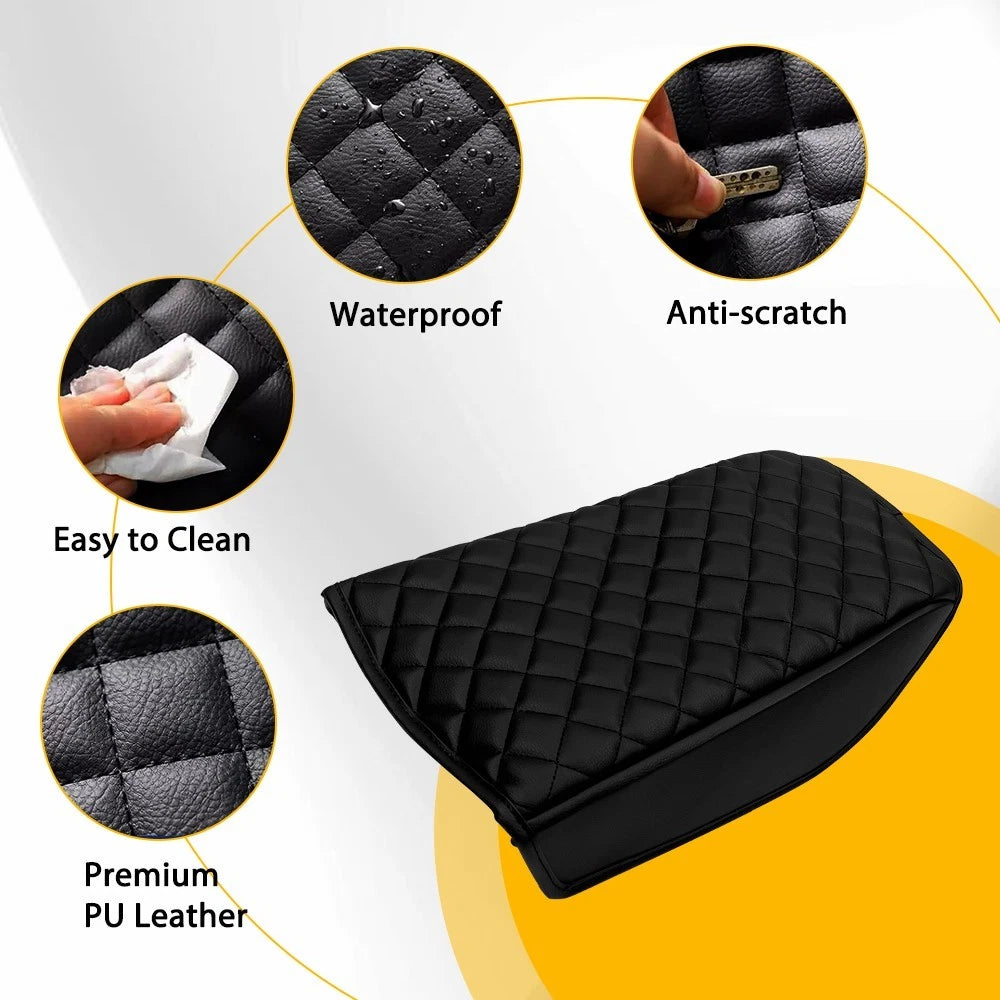 Center Console Lid Armrest Cover for Nissan Maxima (2016–2023) Black