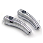 1" Chrome Handlebar Risers for Harley Chopper Dyna
