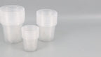 30 Pack Clear Plastic Nursery Pots for Succulents Herbs Flowers