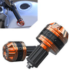Pair of Handlebar Grips for Scooter (Universal Fit) - Orange
