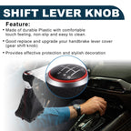 6 Speed Shift Knob with Boot Cover No. 4F0863278 for Audi A6 (2005–2011)