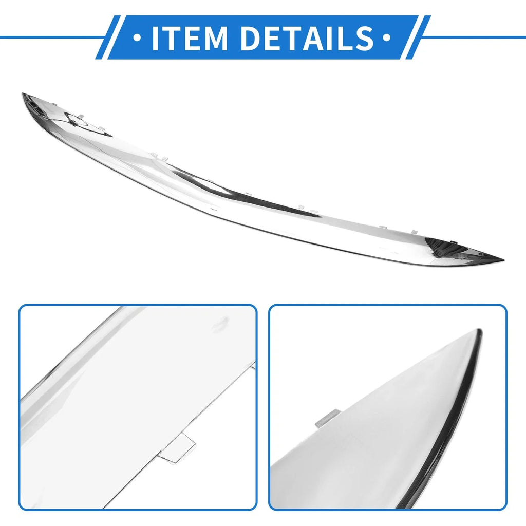 Front Lower Center Bumper Grille Trim for Mercedes-Benz W222/S 4Matic (2014-2020)