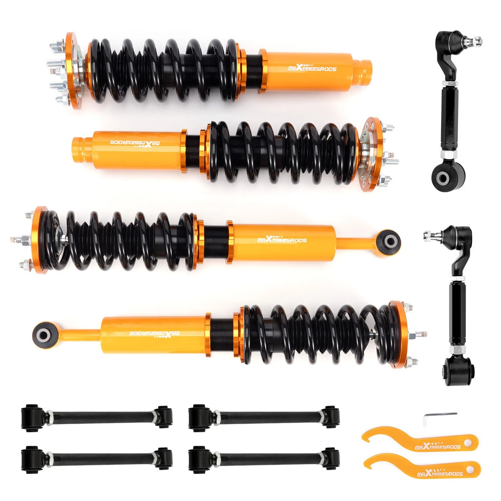 Coilovers 24 Way Adjustable Struts & Control Arm Kit for Acura TSX (2004–2008)