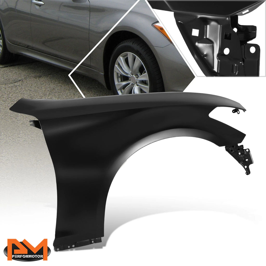 Steel Fender Panel for Infiniti M37 M56 Q70 (2011–2019) RH Side Black
