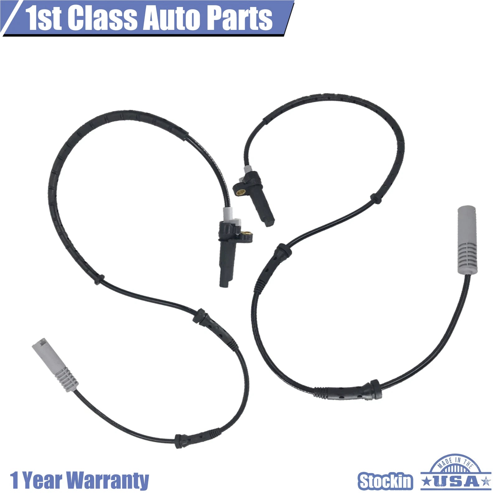 Set of 2 ABS Wheel Speed Sensors for BMW 528i 540i (1997–1998)