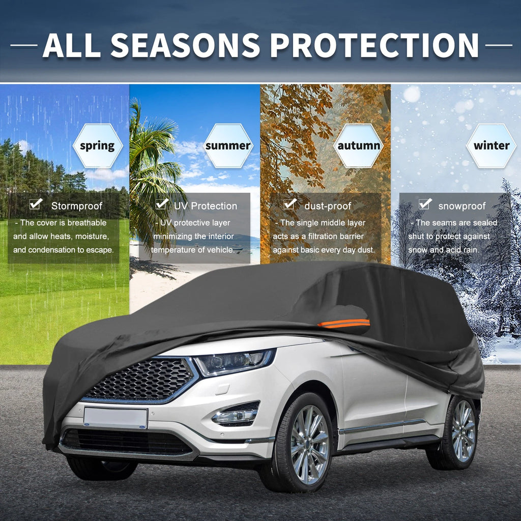 Waterproof 210D-PU Car Cover for Ford Edge (2015–2023)