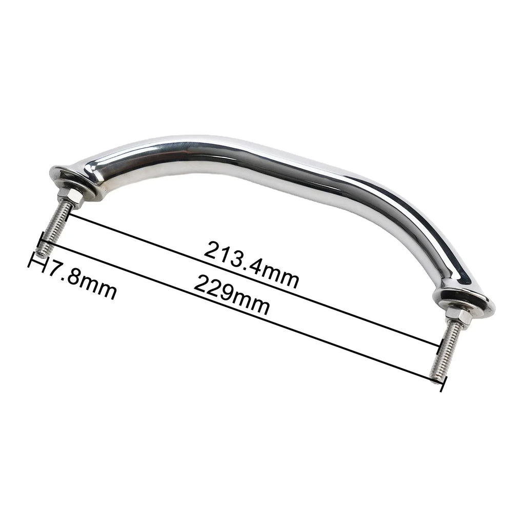 Grab Handle 8.3'' Heavy Duty Marine Boat Polished Silver