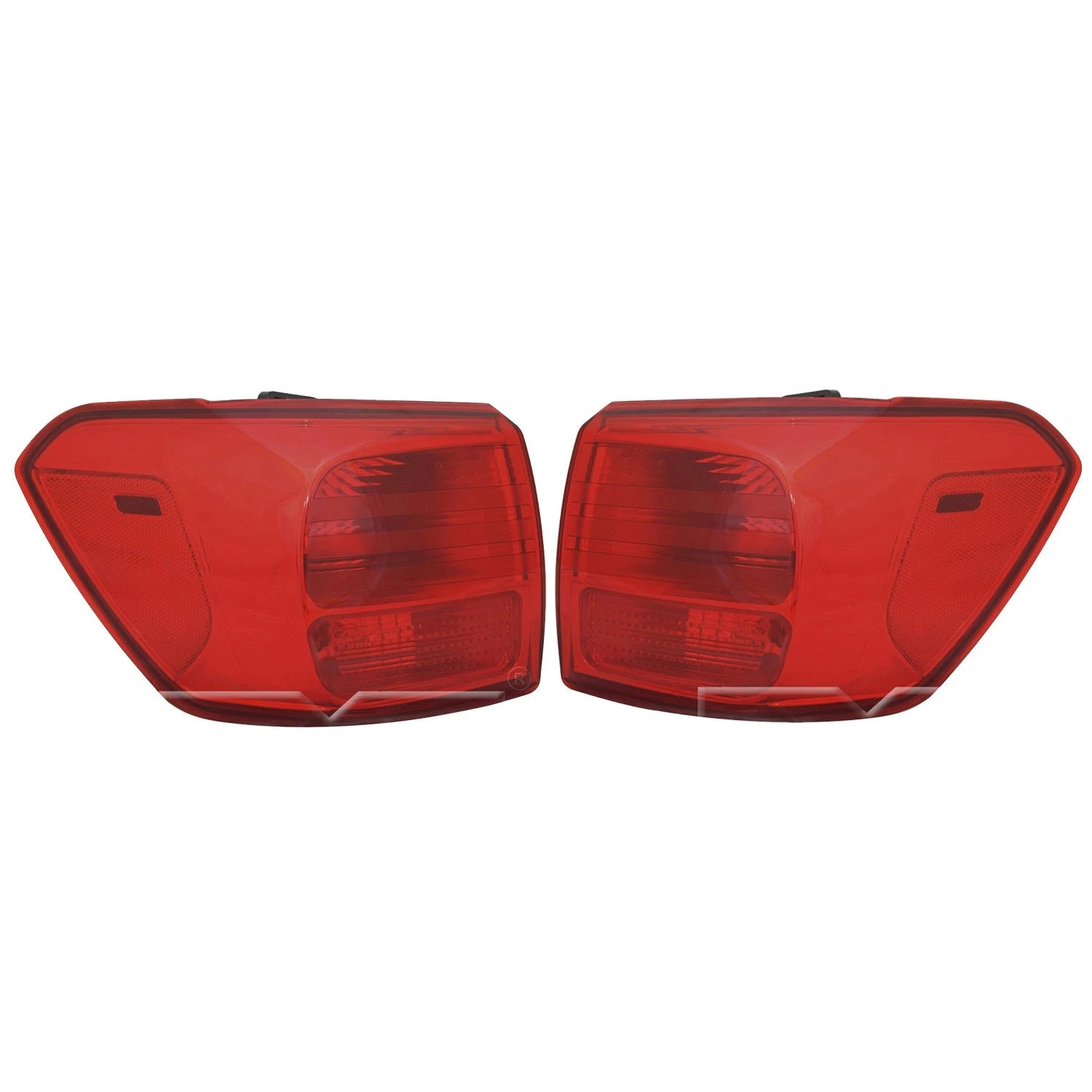 Set of 2 TYC Outer Tail Light Lamp Assemblies for Kia Sedona (2016–2018)