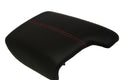 Console Armrest Cover for Honda Accord (2013–2017) PVC Carbon Fiber Black Red Stitch