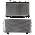 Set of 2 Aluminum Radiator & A/C Condenser for Toyota RAV4 (2001–2005)