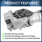 Engine Oil Filter Base Housing Assembly for Audi A3 A4 A4 Quattro (2006–2016) No. 06F115397H