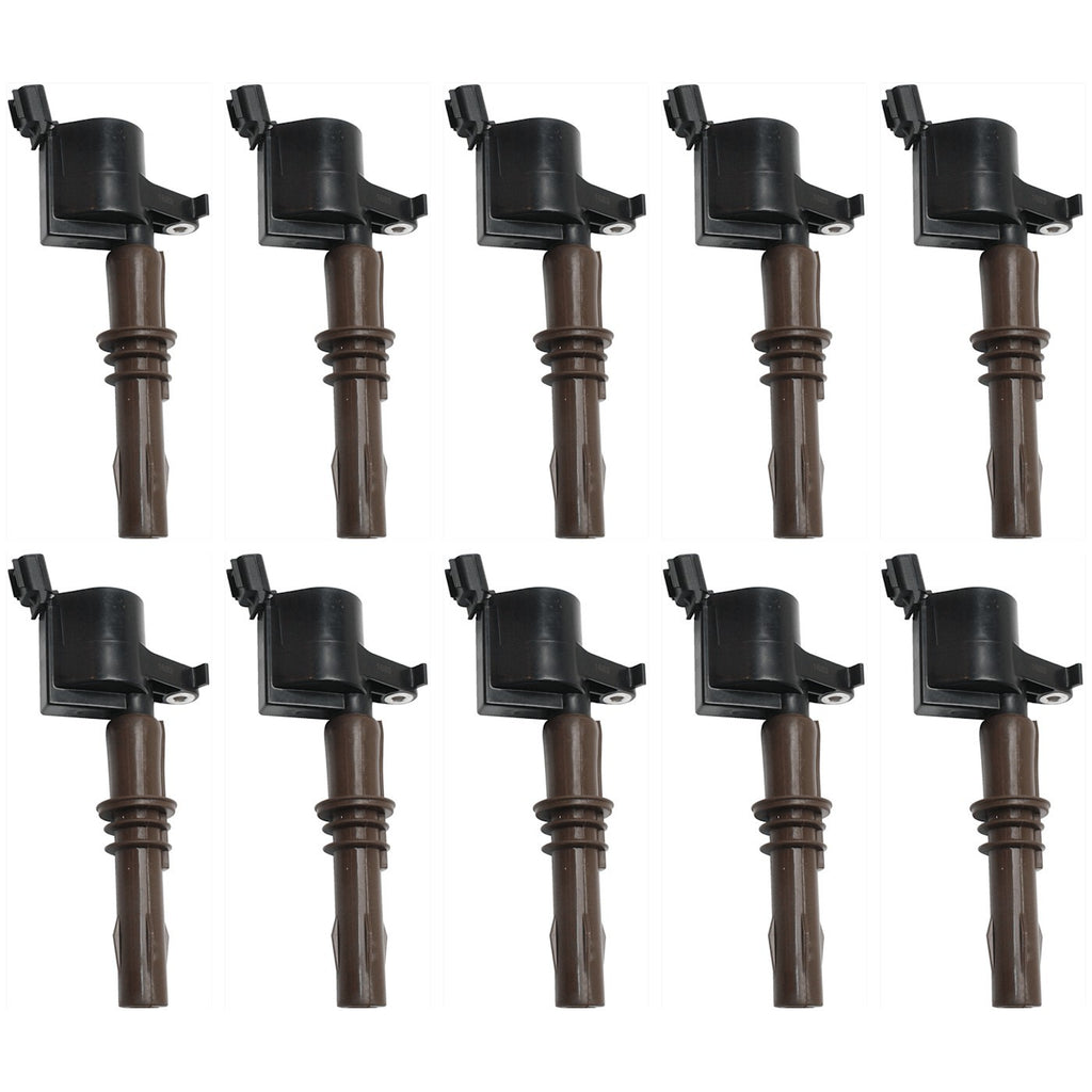 Set of 10 Ignition Coils for Ford F-Series, Explorer