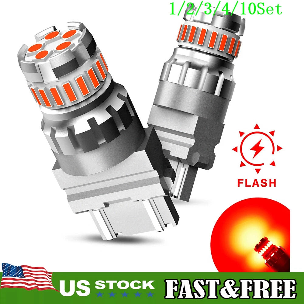 Set of 2 LED Amber Turn Signal Bulbs for Make Model