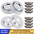 Drilled Brake Rotors and Pads for Ram 1500 (2006–2018)