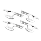 Chrome Door Handle Bowl Side Mirror Stripes Decor Trim for Honda Civic (2016-2021)