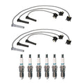 Denso Wire Set & 6 Iridium TT Spark Plugs for Ford Mercury 4.0L V6 (1997–2008)