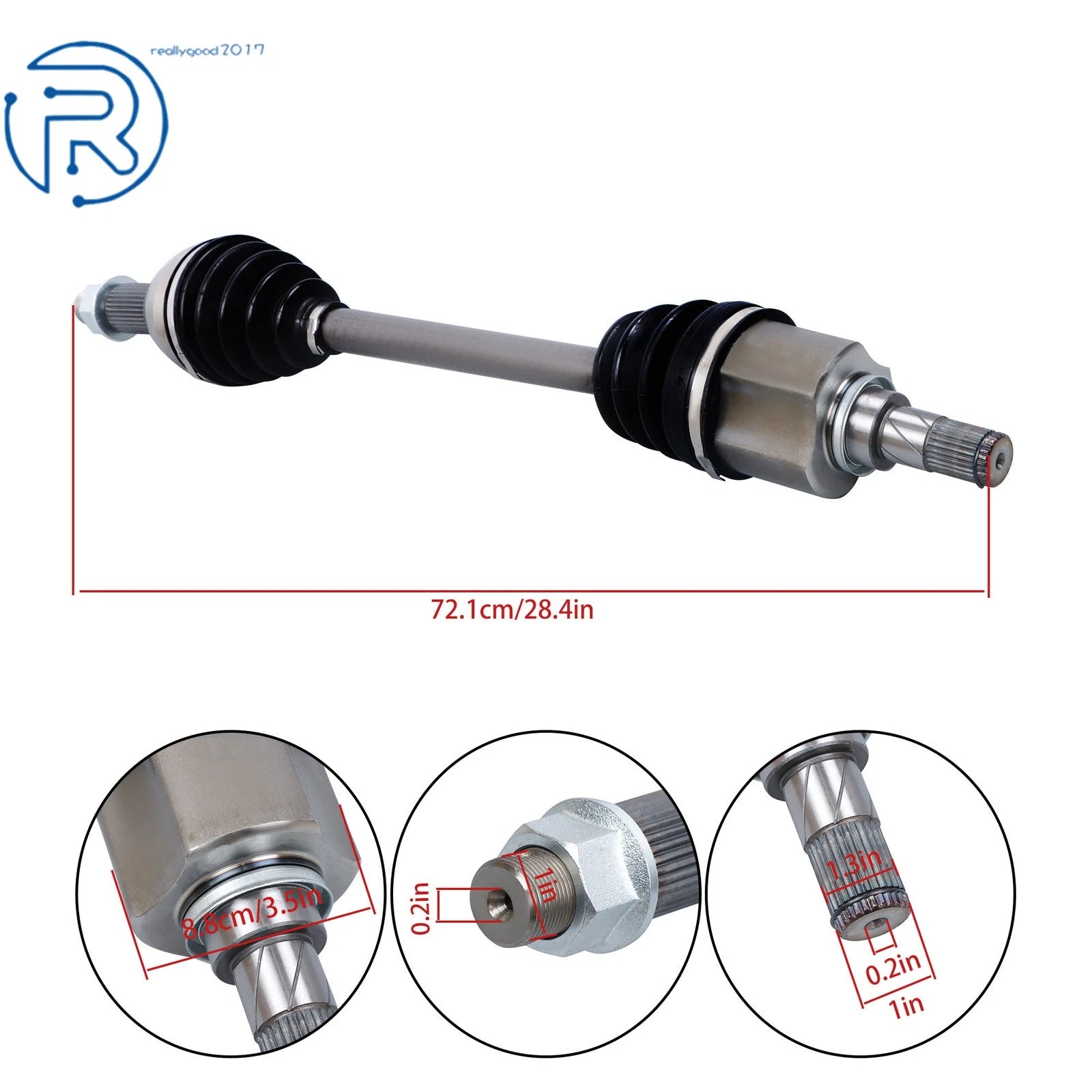 Front Left CV Axle Shaft for Nissan Altima (2013-2018)