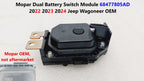 Dual Battery Switch Module for Jeep Wagoneer (2022–2024) 68477805AD