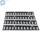 Set of 12 E Track Tie Down Rails for Trailers (2')