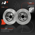 Front Disc Brake Rotor for Toyota Prius (2010–2015) & Lexus CT200h (2011–2015)