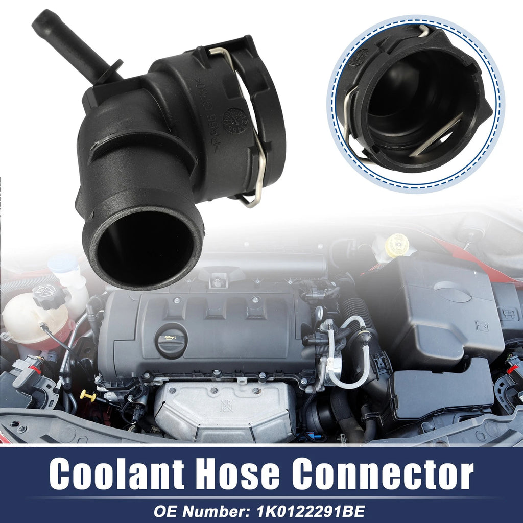 Radiator Coolant Hose Flange Connector 1K0122291BE for Audi A3 (2006–2013)