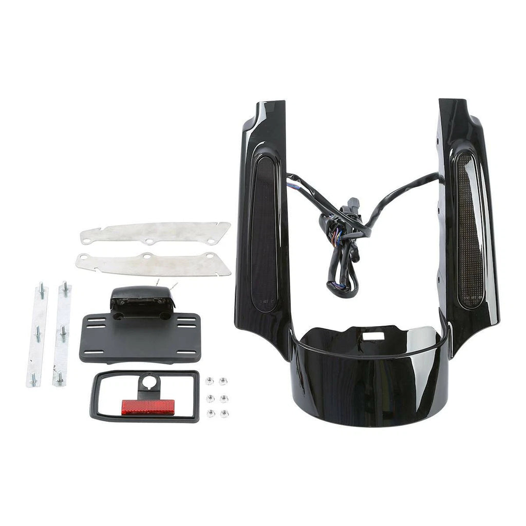 Rear Fender Fascia with Red Light for Harley Touring Road Glide King (2009–2013)