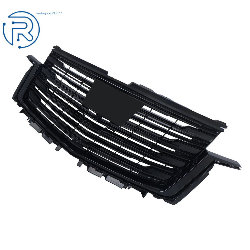 Front Bumper Upper Grille for Cadillac Escalade (2021-2023) Black Plastic