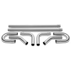 8pcs Stainless Steel Exhaust Tubing Pipe U-Bend Kit for DIY Projects