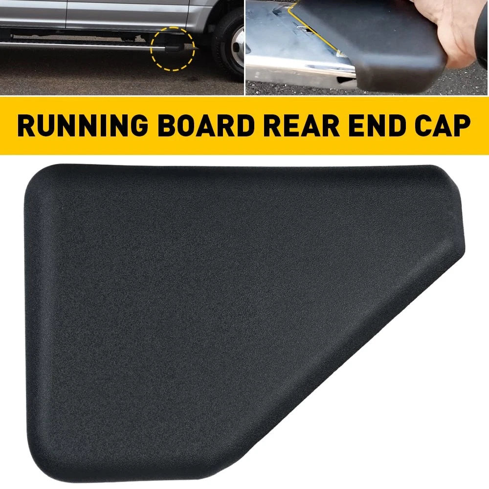 Right Running Board End Cap for Ford F150 (2015–2022) FL3Z16A455BA Black ABS