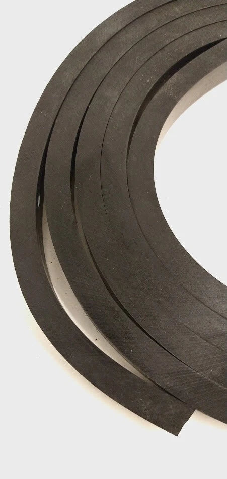 Neoprene Rubber Tape 3/4'' x 1/2'' 10ft for Automotive Use