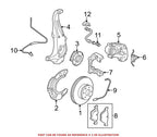 Genuine OEM Brake Dust Shield for BMW (2000–2023) 34116775266