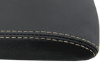 Leather Console Lid Armrest Cover for Cadillac SRX (2004–2009) Beige Stitch