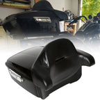 Black King Luggage Trunk Backrest for Harley Davidson Touring (2014–2026)